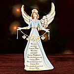I Wish You Angel Of Mercy Collectible Nurse Angel Figurine With Heart Charms